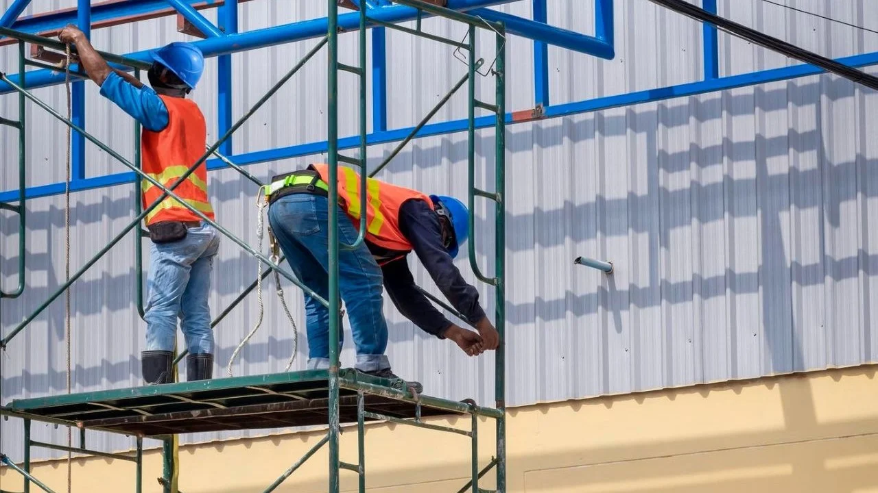 Pemasangan Scaffolding
